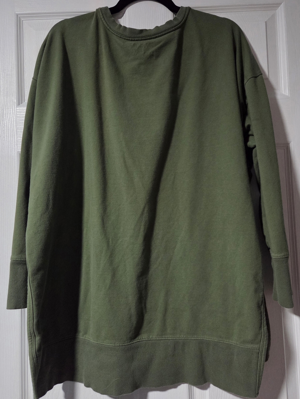 Terra & Sky Olive Green Crewneck Pullover - Picture 5 of 5